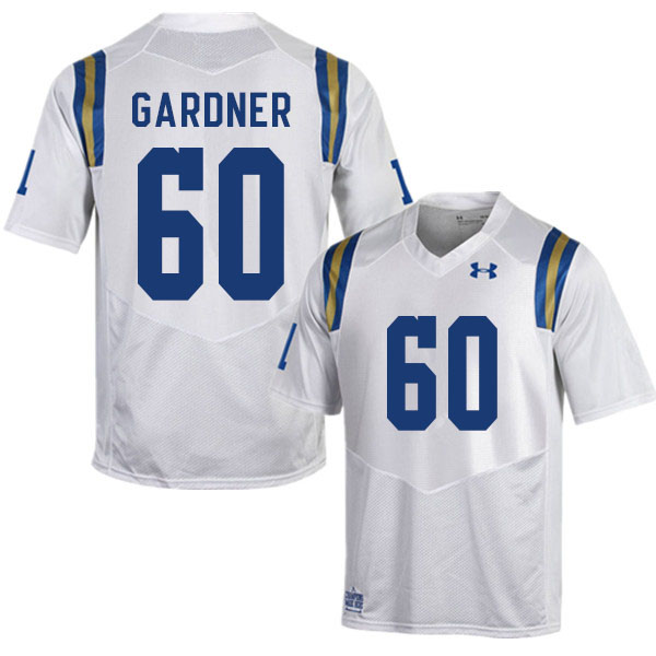 Men #60 Beau Gardner UCLA Bruins College Football Jerseys Sale-White